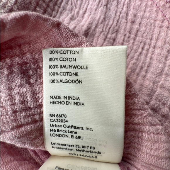 $88 Free People Women's Pink Short-Sleeve Dream Days Blouse Top Size S - Picture 4 of 8